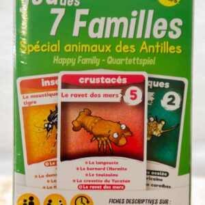 Jeux de 7 Familles Animaux de GUadeloupe